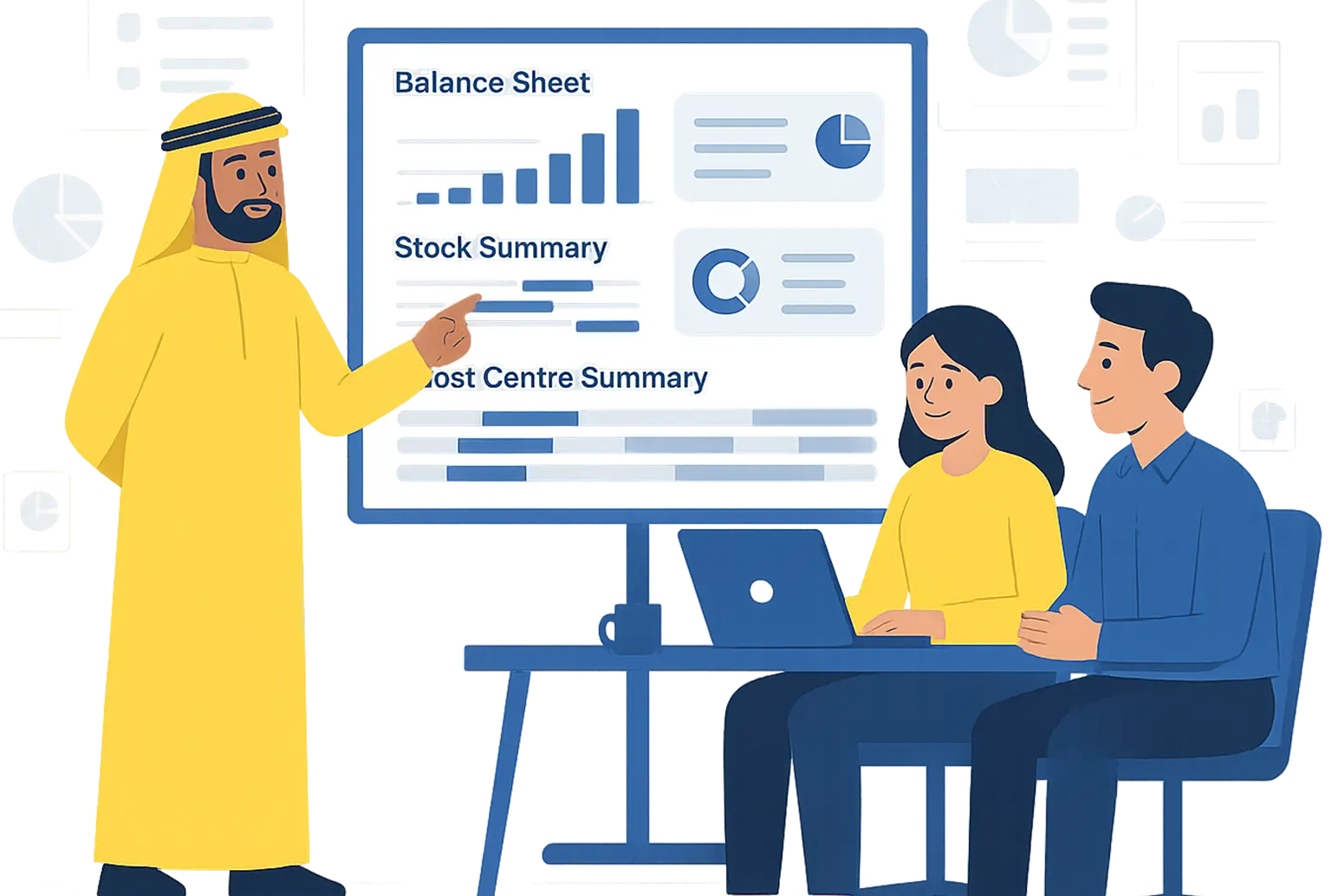 Tally mena provides custom reports on tally prime