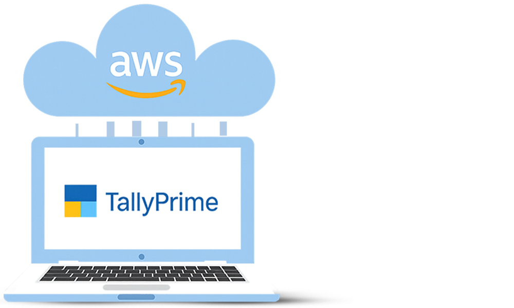 Tally on cloud product illustration in tally mena